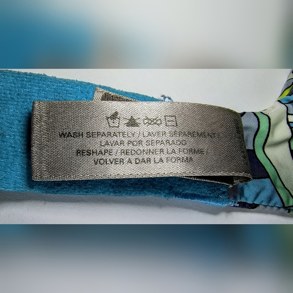 Victoria's Secret Colorful Abstract Design Underwire Push Up Cleavage Bra, 34D - Picture 4 of 8